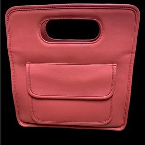 Vintage Coach Metro Stroll Tote - Coral